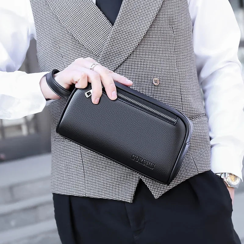 2026 New Fashion Business Men's Wallets  Long Organizer Clutches Boy Brand Luxury Men Card Holder Purse Clutch Wallet