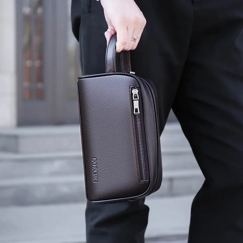 2026 New Fashion Business Men's Wallets  Long Organizer Clutches Boy Brand Luxury Men Card Holder Purse Clutch Wallet